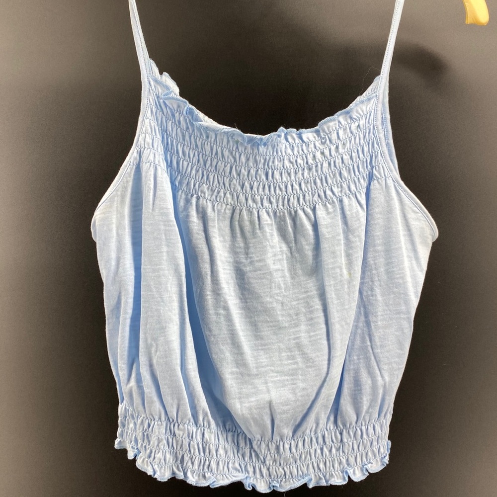 Blue Cropped Tank